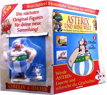 Asterix und seine Welt: Das Römische Imperium, Europa und die Gallier Skulpturen Sammler-Ausgabe: Obelix und Idefix